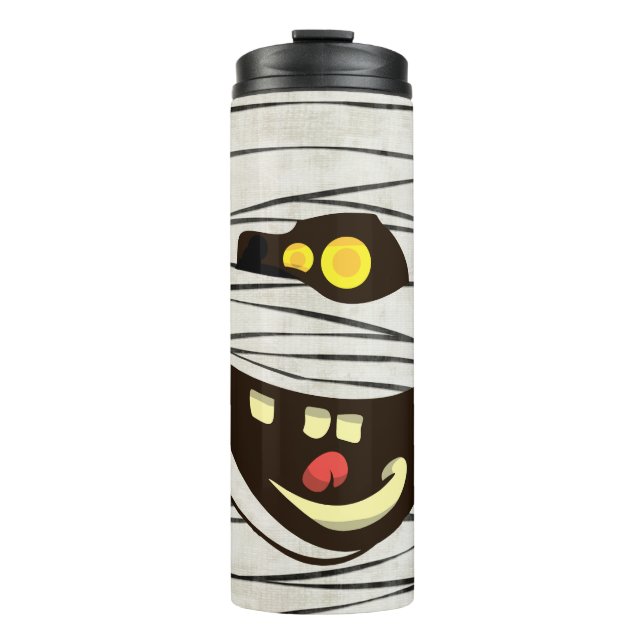 Termo Momia Sonriente Adorable (Anverso)