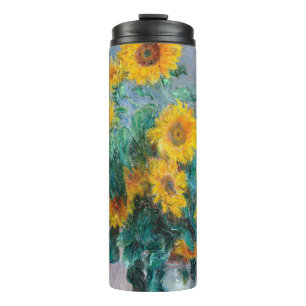 Termo Monet France Bouquet Sunflowers Impresionista Peop