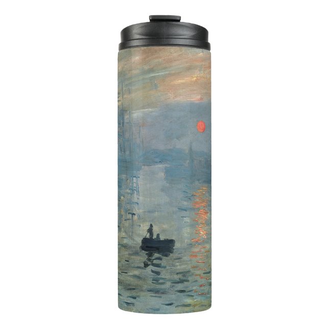 Termo Monet Impression Sunrise Soleil Levant Painting (Anverso)