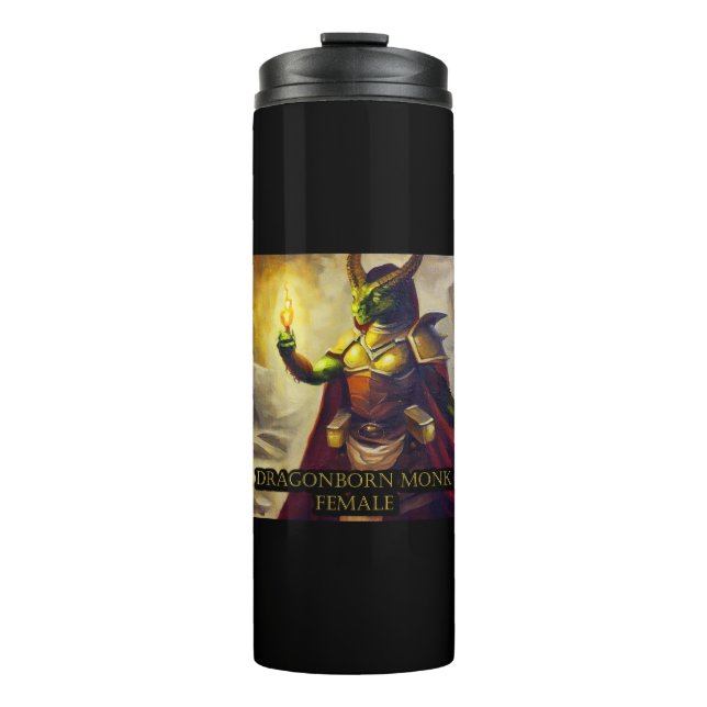 Termo Monje Dragonborn Femenino (Anverso)