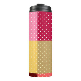 Termo Monograma Colorful Stylish Dots