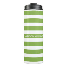 Termo Monograma de guión de nombre personalizado