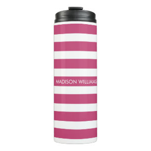 Termo Monograma de guión de nombre personalizado