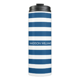 Termo Monograma de guión de nombre personalizado