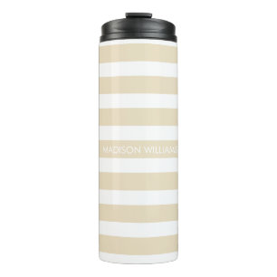 Termo Monograma de guión de nombre personalizado