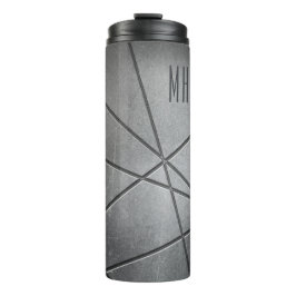 Termo Monograma de personalizado Metalizado falso