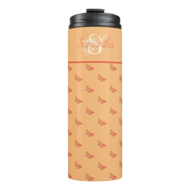 Termo Monograma de plantilla de tipografía moderna de el (Anverso)