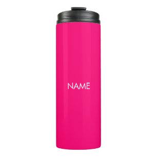 Termo Monograma de texto de nombre personalizado de fuch