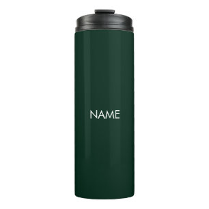 Termo Monograma de texto elegante de nombre personalizad