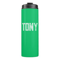 Monograma del nombre personalizado verde de Apple