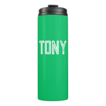 Monograma del nombre personalizado verde de Apple 