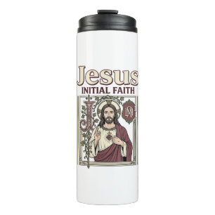 Termo Monograma inicial de Jesús Fe Monograma inicial de
