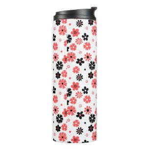Termo Monograma moderno Floral