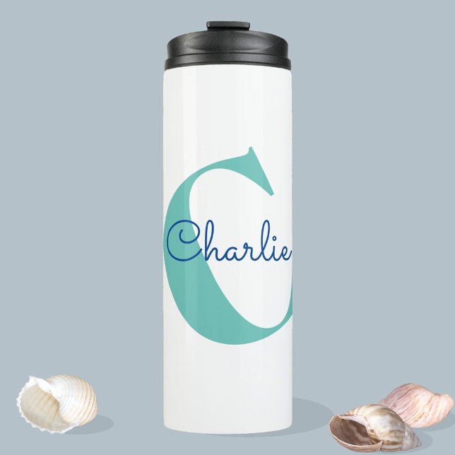 Termo Monograma Nombre tipografía moderna (Subido por el creador)