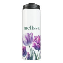 Monograma púrpura elegante personalizado