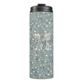 Termo Monograma Terrazzo personalizado