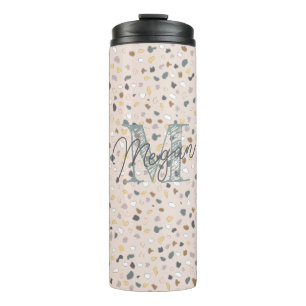 Termo Monograma Terrazzo personalizado