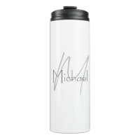 Monogramado Nombre moderno plano Minimalista