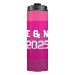 Termo Monogramo de personalizable y años