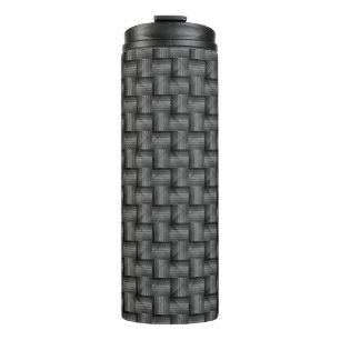 TERMO MONOTONA VINTAGE NEGRA Y BLANCA