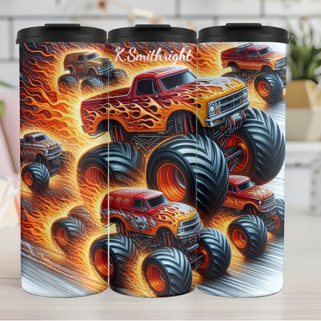 Termo Monster Trucks Fiery Race Track (Subido por el creador)