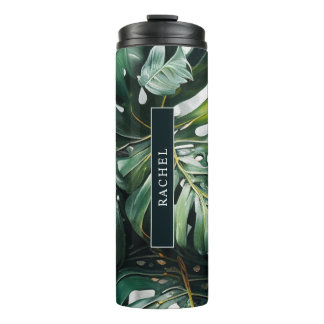 Termo Monstera deja Tumblador Termal Personalizado Tropi