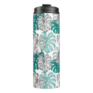 Termo Monstera Duo Tone: Trópicos mínimos