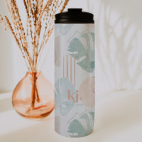 Monstera Minimalista | Monograma moderno del Boho