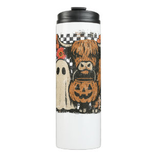 Termo Monstruo de Halloween de vaca de las Highlands de