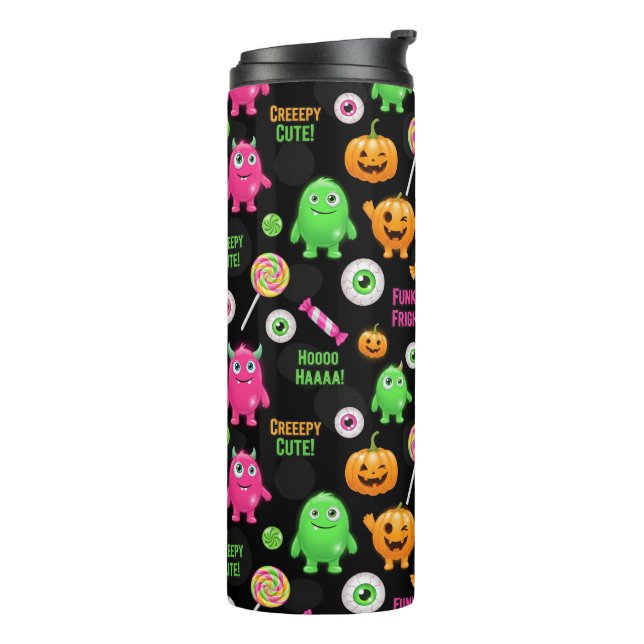 Termo Monstruos "trillados" y diversión de Halloween sin (Rotado hacia la izquierda)