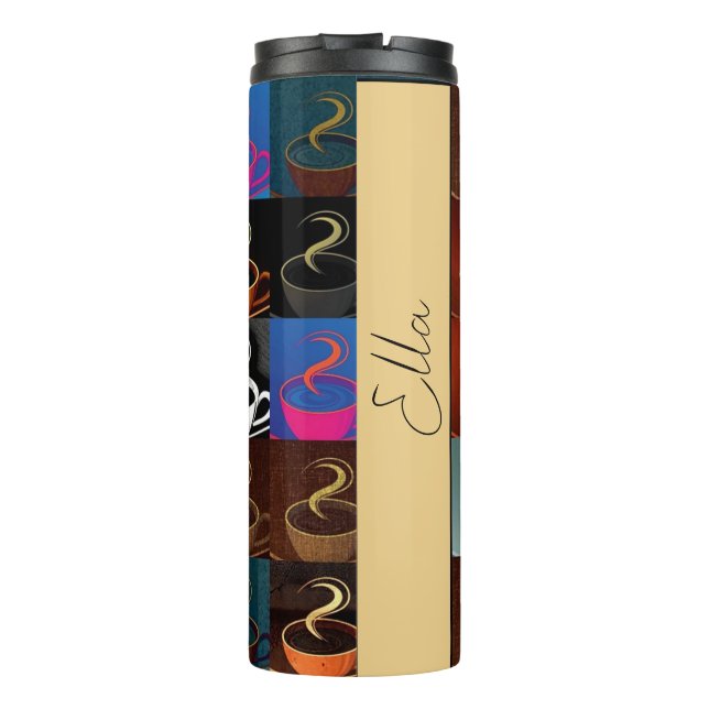 Termo montaje de taza de café personalizado (Reverso)