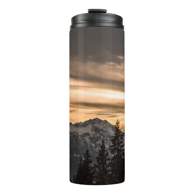 TERMO MONTAÑA CUBIERTA DE NIEVE DURANTE EL SOL (Anverso)