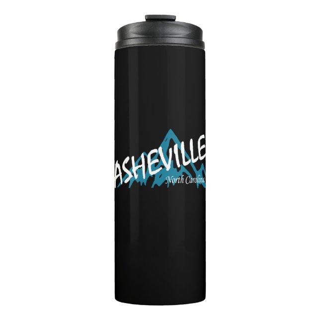 Termo Montañas Asheville de Carolina del Norte (Anverso)