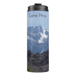 Termo Montañas coronadas de nieve de Lone Pine
