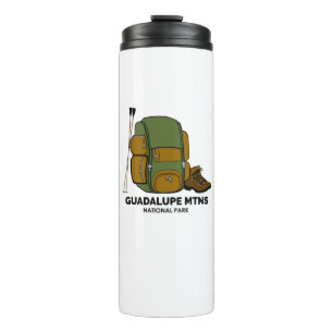 Termo Montañas Guadalupe Mochila del Parque Nacional