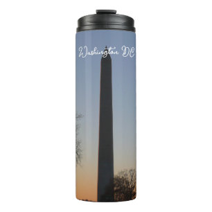 Termo Monumento a Washington al atardecer en DC