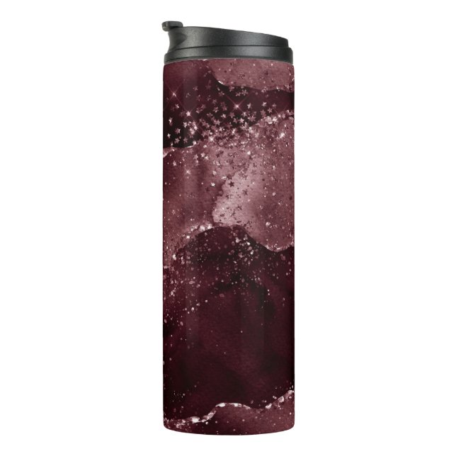 Termo Moody Agate | Wine Bordeaux Sangria Merlot Maroon (Rotado hacia la derecha)