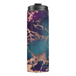 Termo Moody Luxe Marble | Oro púrpura profundo y Rosa Ve