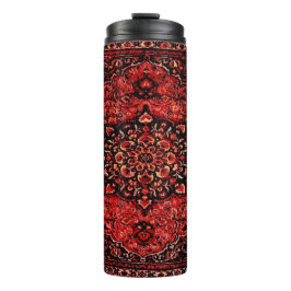 Termo Moqueta persa en campo tintado rosa