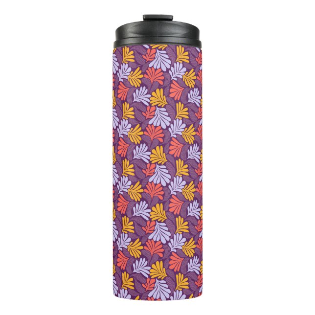 Termo Morado Botánico Termal Travel Mug (Anverso)