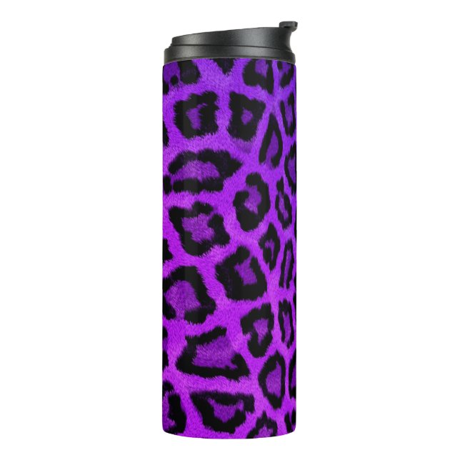 Termo Morado Cheetah Tumbler (Rotado hacia la izquierda)