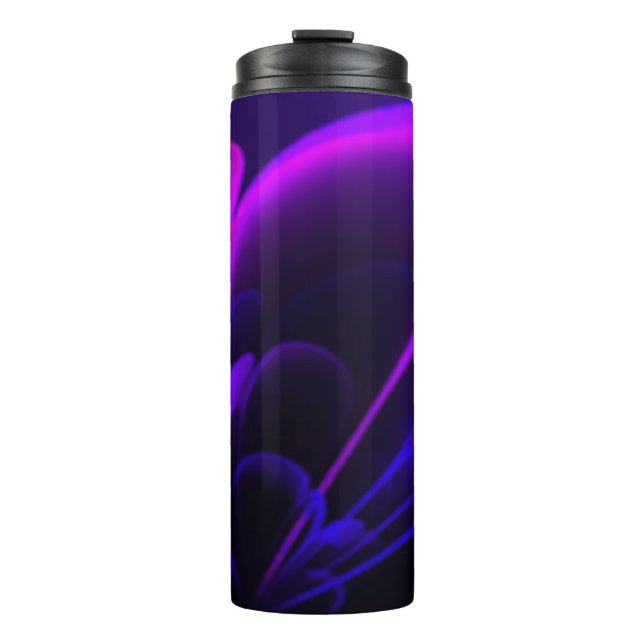 Termo Morado Índigo estilizado flor mitad Corolla (Anverso)
