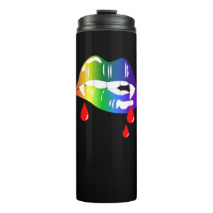 Termo Mordaza de vampiros arcoiris - camiseta del Orgull