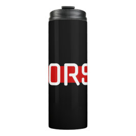 Termo MORSE Code Red Line Design