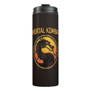 Termo Mortal Kombat Camiseta Vintage — Pequeño Ajuste Y2
