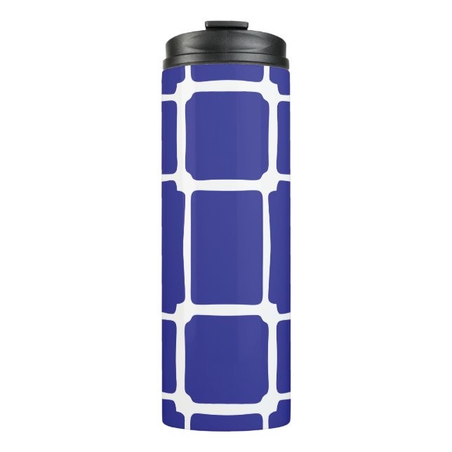 Termo Mosaico Blue Uneven Squares (Anverso)