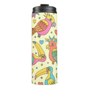 Termo Mosaico geométrico vibrante: moderno sin foco