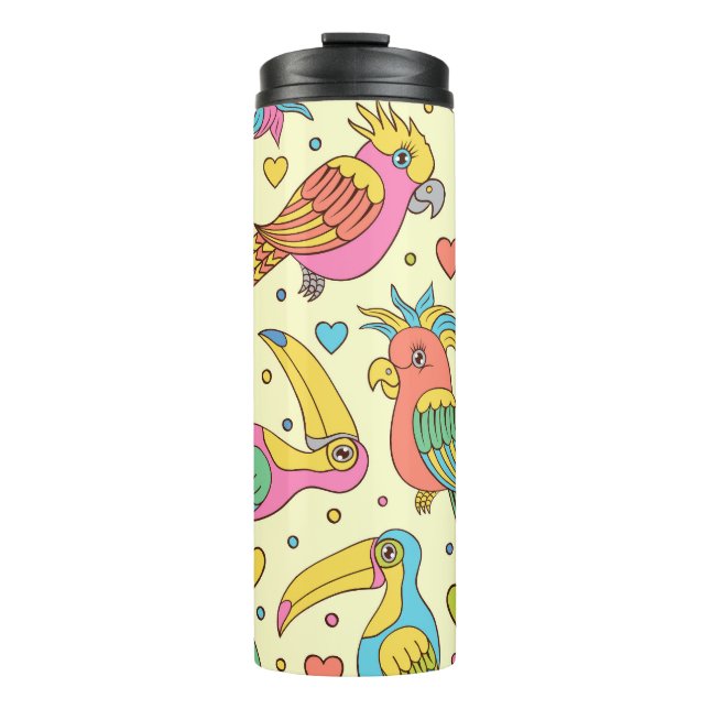 Termo Mosaico geométrico vibrante: moderno sin foco (Anverso)