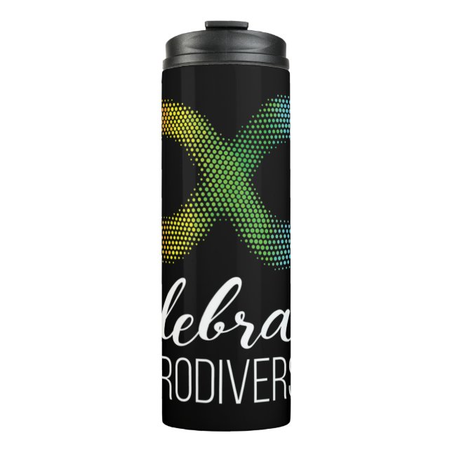 Termo Mostrar apoyo al autismo y su aceptación con t (Anverso)