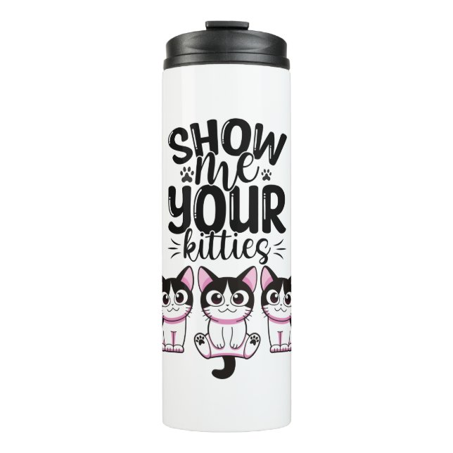 Termo Mostrar tus gatitos (Anverso)